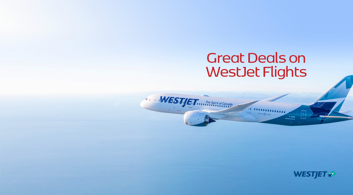 WestJet Flights WestJet Seat Sale WestJet Airline Tickets Redtag.ca